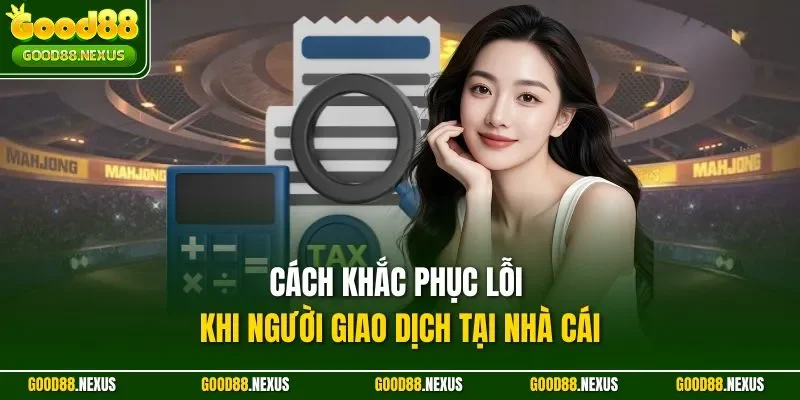 Hướng Dẫn Nạp Tiền Good88 Nhanh Chóng, An Toàn 2025 Cách khắc phục lỗi khi người giao dịch tại nhà cái